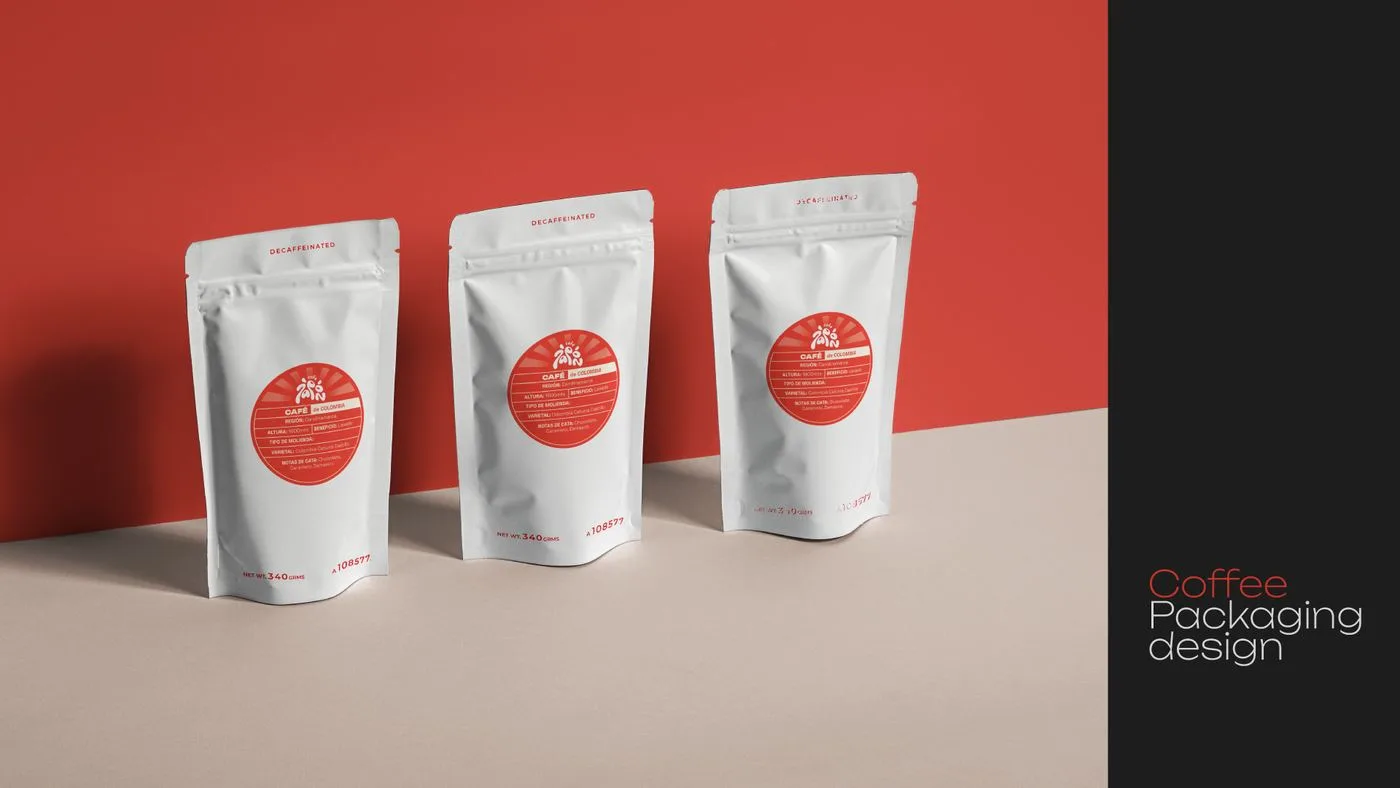 Café Japón — bolsas de café con etiqueta